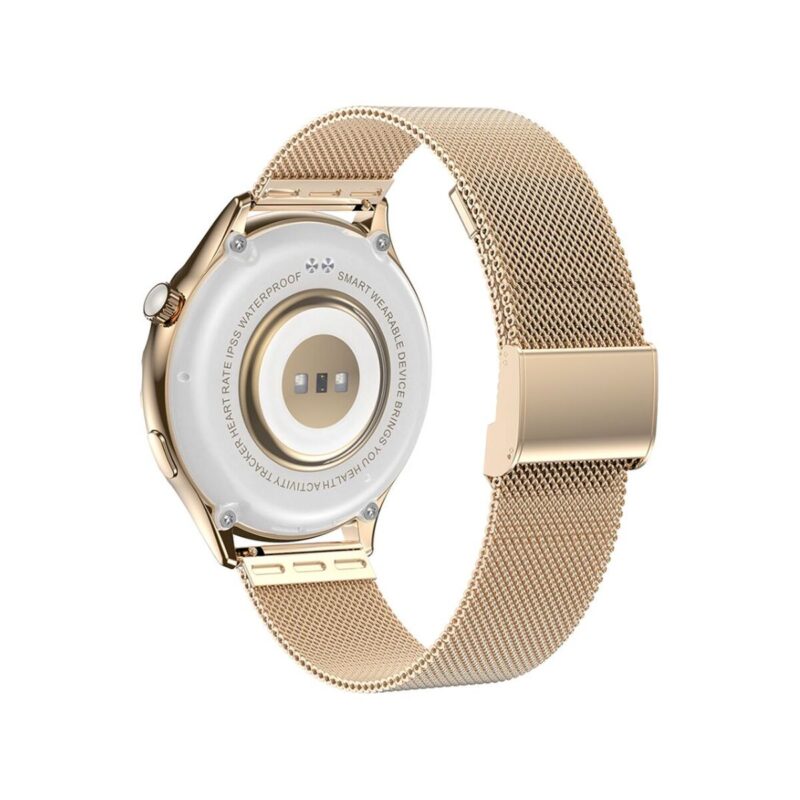 Smartwatch Damski Rubicon RNCF02-2 Złoty + Pasek Różowy