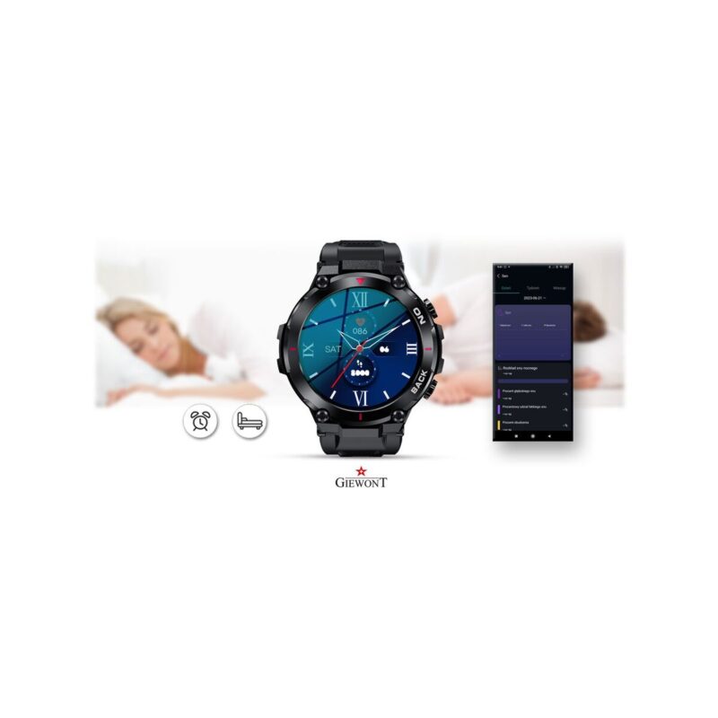 Smartwatch GIEWONT Pionier GPS GW460-1 - Carbon