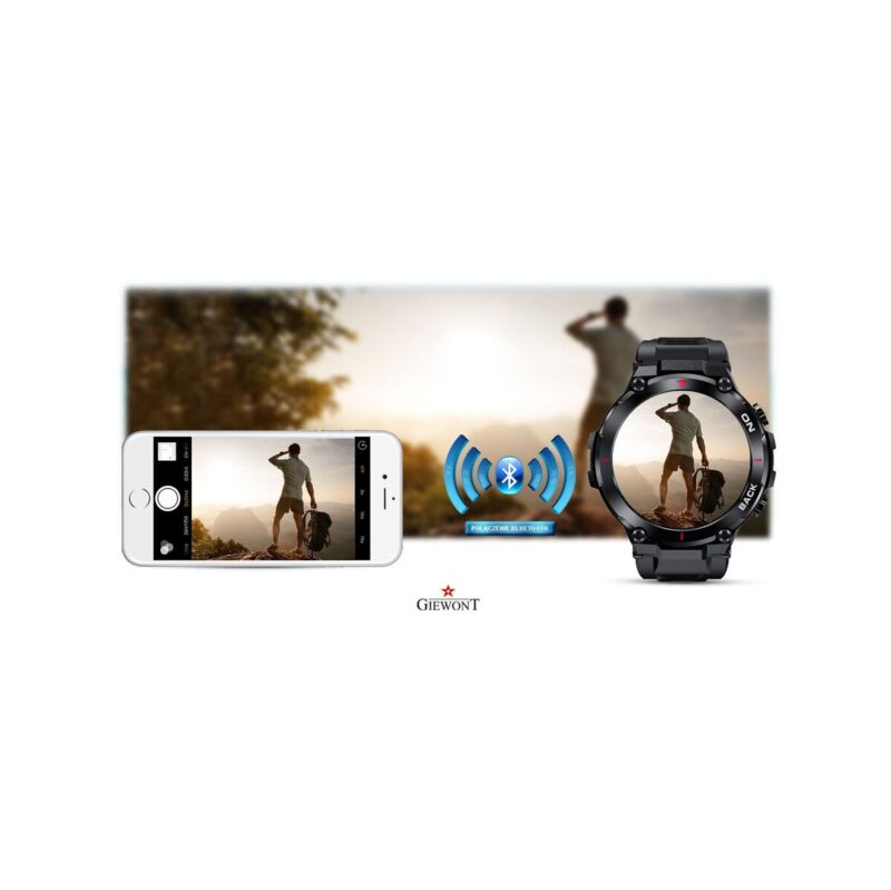 Smartwatch GIEWONT Pionier GPS GW460-1 - Carbon