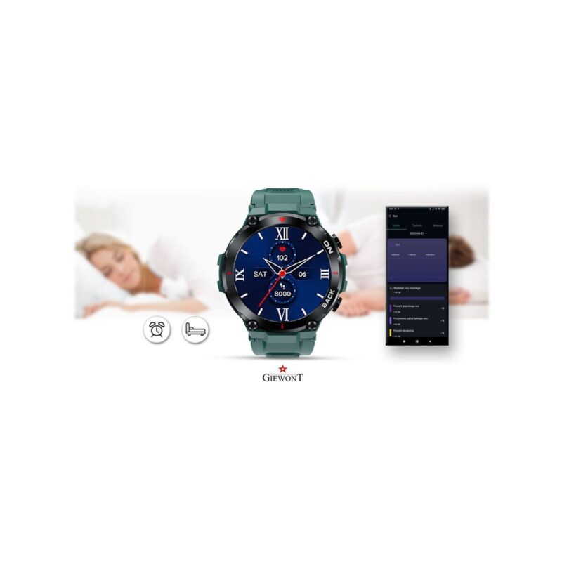 66_64_29_max Smartwatch GIEWONT Pionier GPS GW460-2 - Sea Green