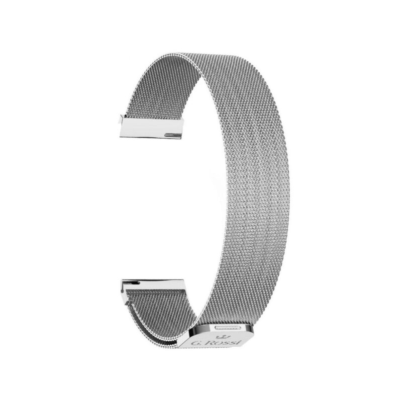 Bransoleta mesh do Smartwatch G.Rossi SREBRNA GR18S