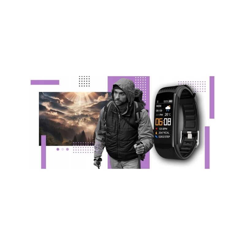 Pasek GIEWONT Fit&GO do GW200 GWP200-8 - Lavender