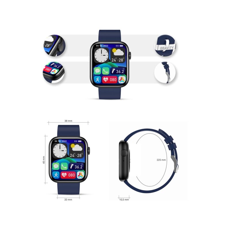Smartwatch Damski Gravity GT3-5
