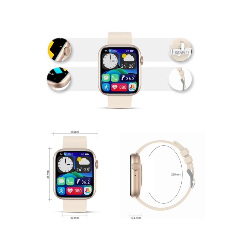 Smartwatch Damski Gravity GT3-6