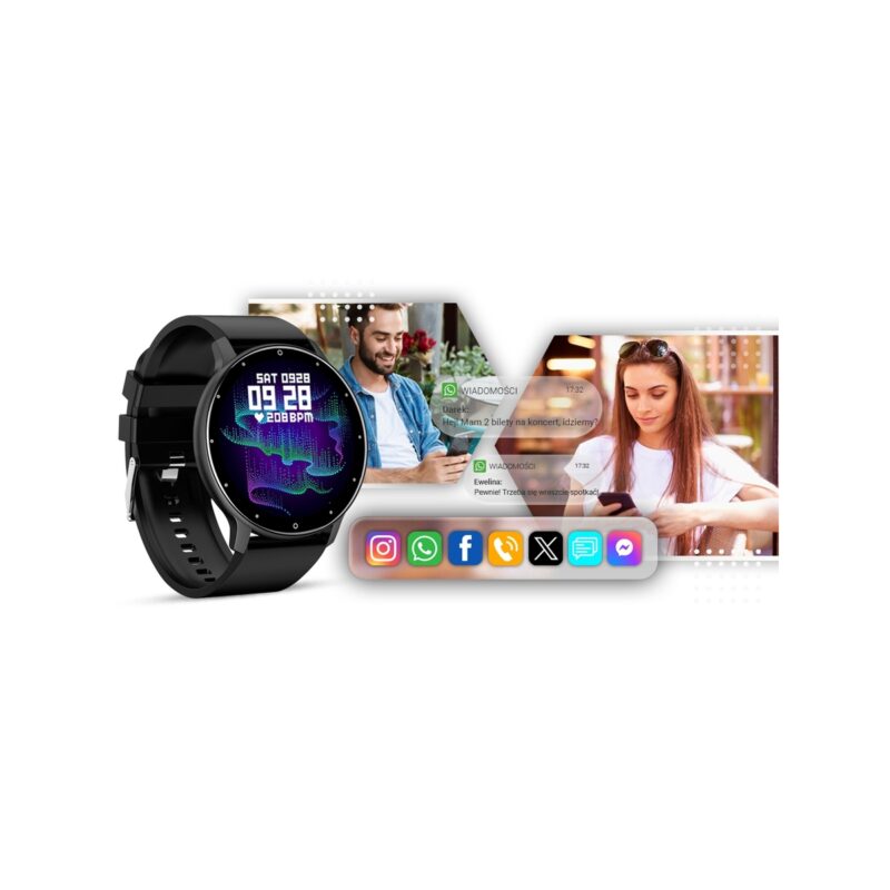 Smartwatch GIEWONT Czarny GW120-2 Pro