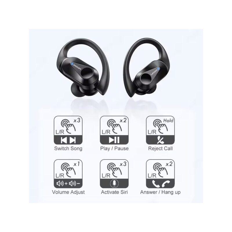 Słuchawki bezprzewodowe douszne LENOVO Thinkplus LivePods LP75 Czarne