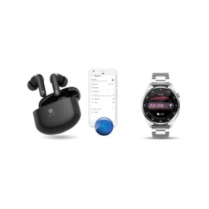 Słuchawki bezprzewodowe GIEWONT RealSound PRO ANC ENC GWS800-1 Czarne