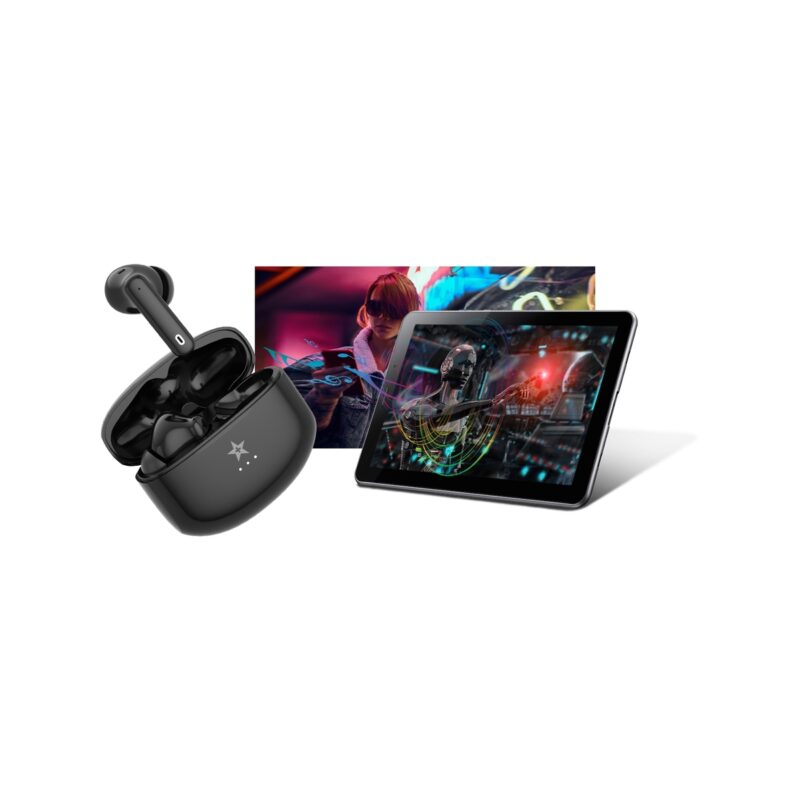 Słuchawki bezprzewodowe GIEWONT RealSound PRO ANC ENC GWS800-1 Czarne