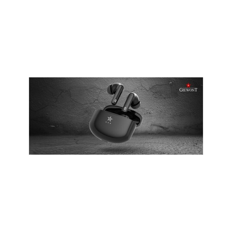 Słuchawki bezprzewodowe GIEWONT RealSound PRO ANC ENC GWS800-1 Czarne
