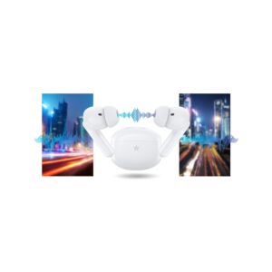 Słuchawki bezprzewodowe GIEWONT RealSound PRO ANC ENC GWS800-2 Białe