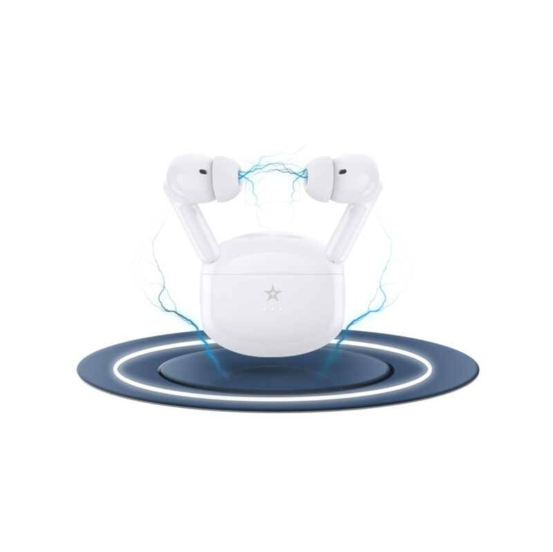 Słuchawki bezprzewodowe GIEWONT RealSound PRO ANC ENC GWS800-2 Białe