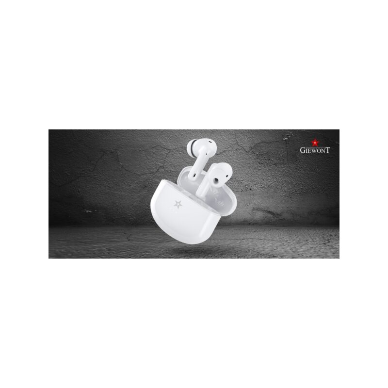 Słuchawki bezprzewodowe GIEWONT RealSound PRO ANC ENC GWS800-2 Białe