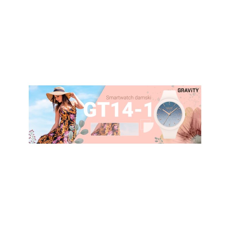 Smartwatch Damski Gravity GT14-1