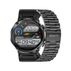 Smartwatch Gravity GT21-1+ Czarny Pasek Silikonowy