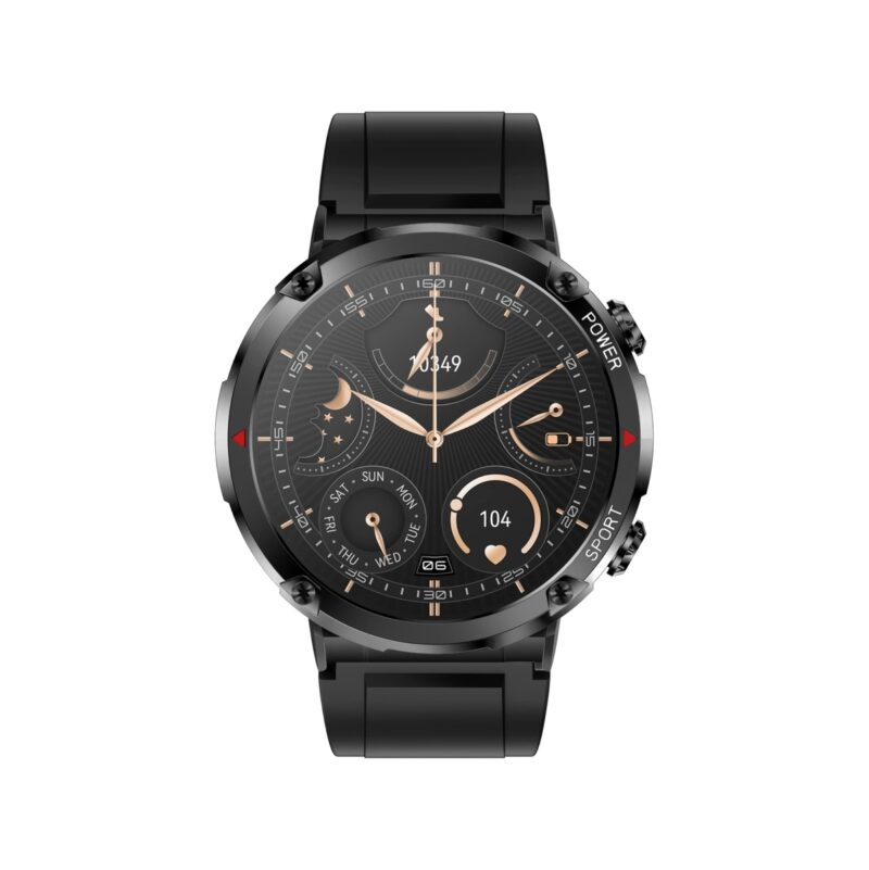 Smartwatch Gravity GT21-1+ Czarny Pasek Silikonowy