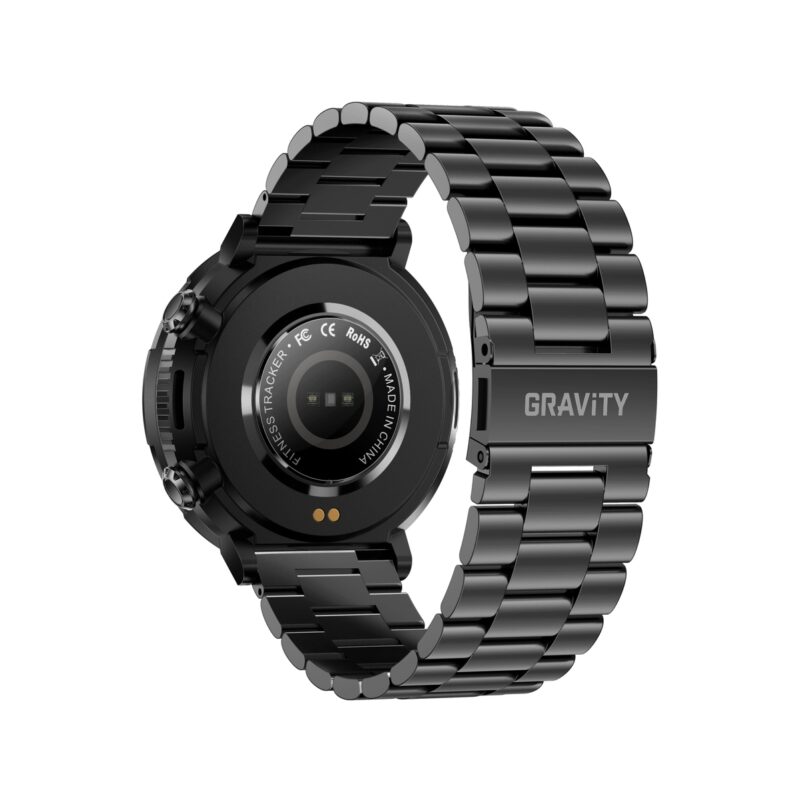 Smartwatch Gravity GT21-1+ Czarny Pasek Silikonowy