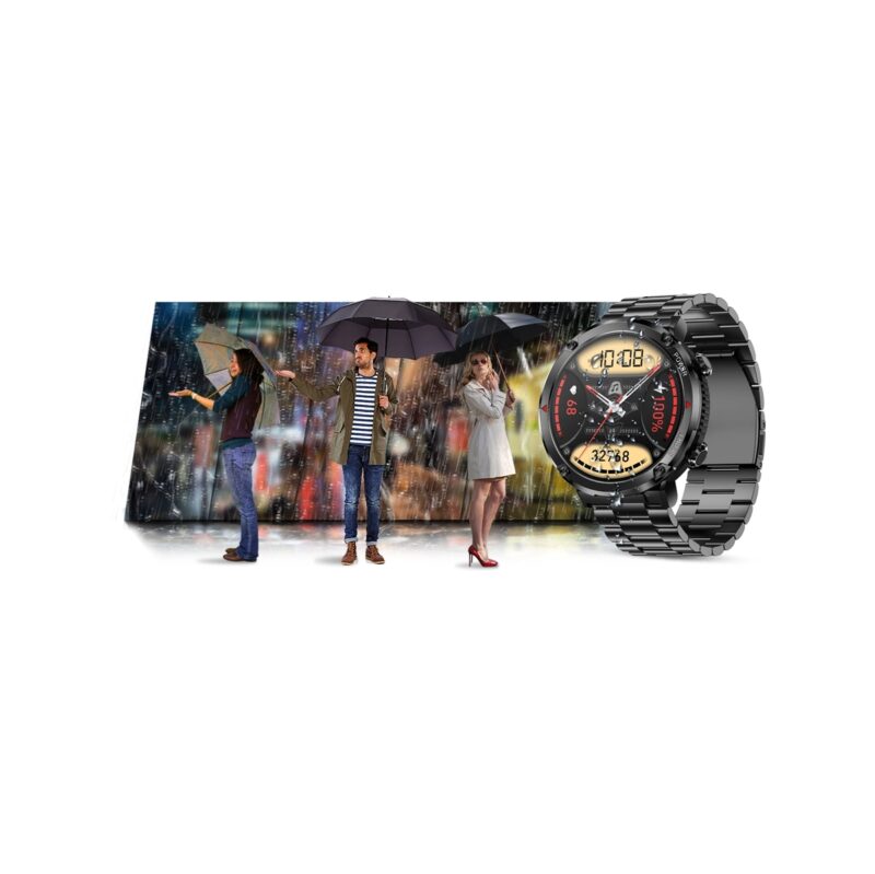 Smartwatch Gravity GT21-1+ Czarny Pasek Silikonowy