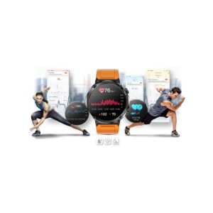 Smartwatch Gravity GT21-2 + Pomarańczowy Pasek Silikonowy