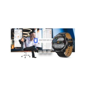 Smartwatch Gravity GT21-3 + Czarny Pasek Silikonowy