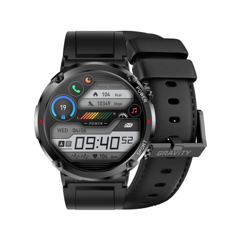 Smartwatch Gravity GT21-3 + Czarny Pasek Silikonowy