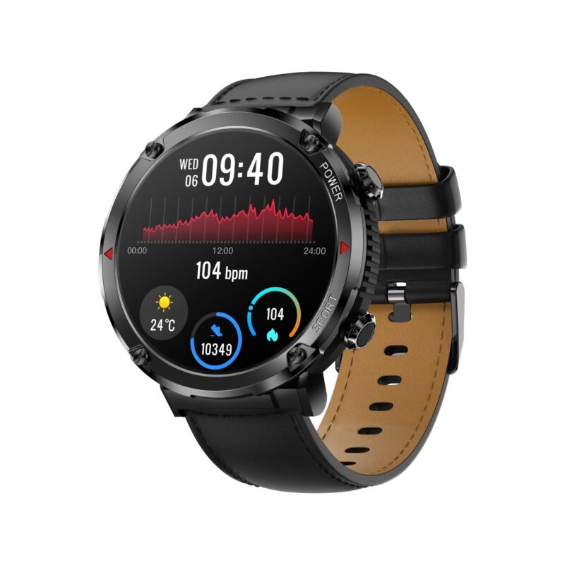 Smartwatch Gravity GT21-3 + Czarny Pasek Silikonowy