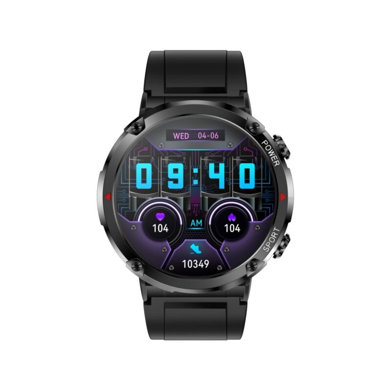Smartwatch Gravity GT21-3 + Czarny Pasek Silikonowy
