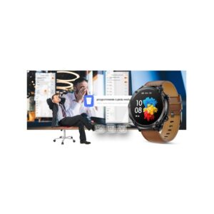 Smartwatch Gravity GT21-4 + Czarny Pasek Silikonowy