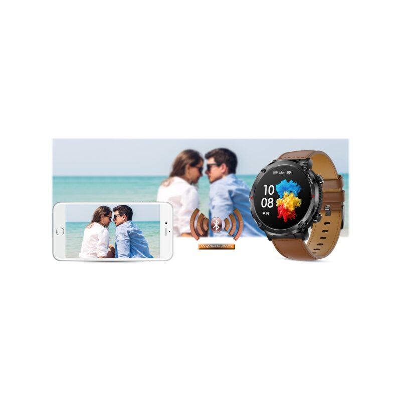 Smartwatch Gravity GT21-4 + Czarny Pasek Silikonowy