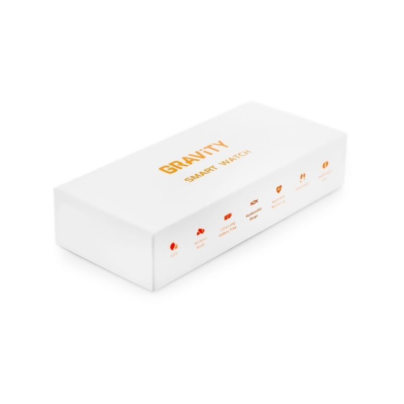 Smartwatch Gravity GT21-4 + Czarny Pasek Silikonowy