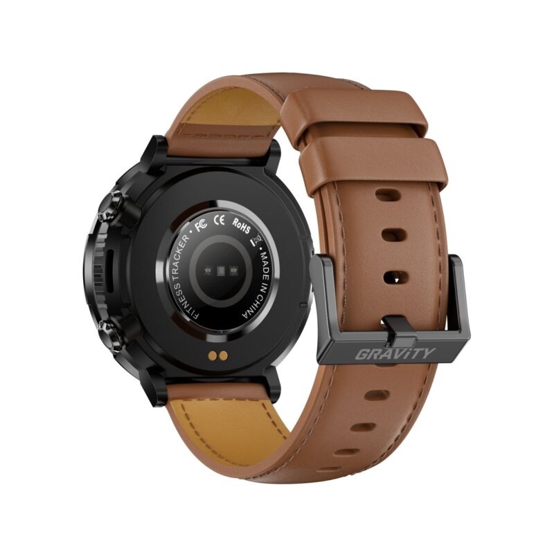 Smartwatch Gravity GT21-4 + Czarny Pasek Silikonowy