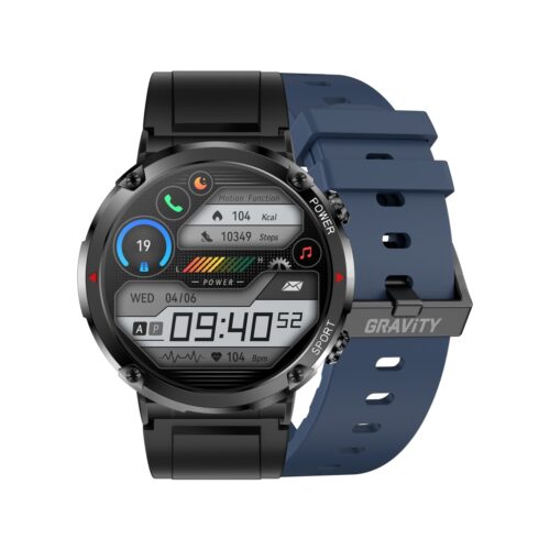 Smartwatch Gravity GT21-5 + Granatowy Pasek Silikonowy