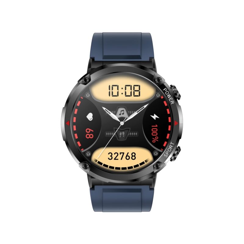 Smartwatch Gravity GT21-5 + Granatowy Pasek Silikonowy
