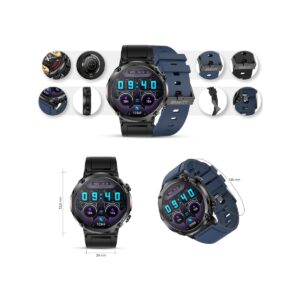 Smartwatch Gravity GT21-5 + Granatowy Pasek Silikonowy
