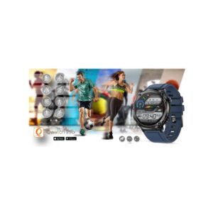 Smartwatch Gravity GT21-5 + Granatowy Pasek Silikonowy