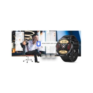 Smartwatch Gravity GT21-5 + Granatowy Pasek Silikonowy