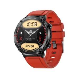 Smartwatch Gravity GT21-6 + Czerwony Pasek Silikonowy