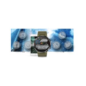 Smartwatch Gravity GT21-7 + Czarny Pasek Silikonowy