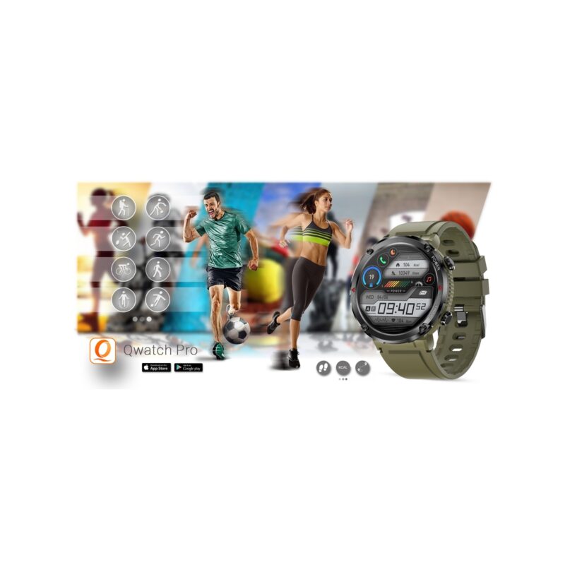 Smartwatch Gravity GT21-7 + Czarny Pasek Silikonowy