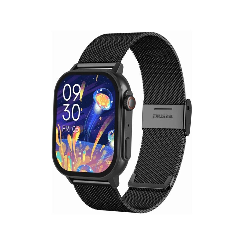 Smartwatch Gravity GT15-1 Czarny Pasek Silikonowy + Czarna Bransoleta