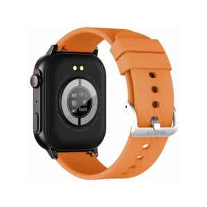 Smartwatch Gravity GT15-2 Pomarańczowy Pasek Silikonowy + Czarna Bransoleta