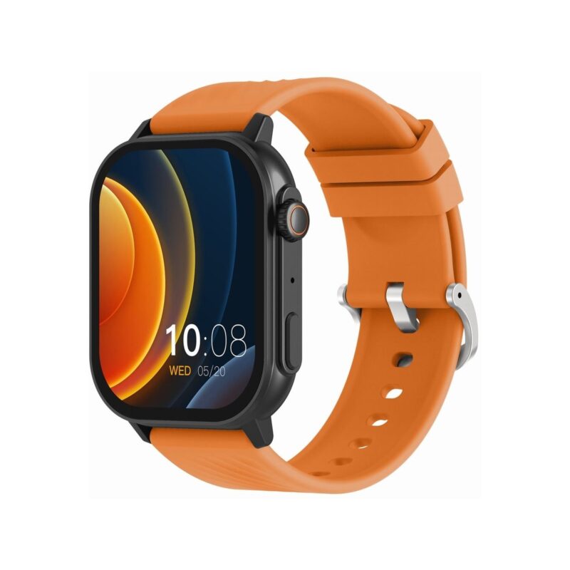 Smartwatch Gravity GT15-2 Pomarańczowy Pasek Silikonowy + Czarna Bransoleta