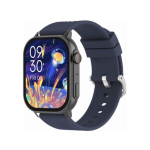 Smartwatch Gravity GT15-4 Niebieski Pasek Silikonowy + Tytanowa Bransoleta