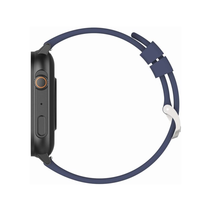 Smartwatch Gravity GT15-4 Niebieski Pasek Silikonowy + Tytanowa Bransoleta