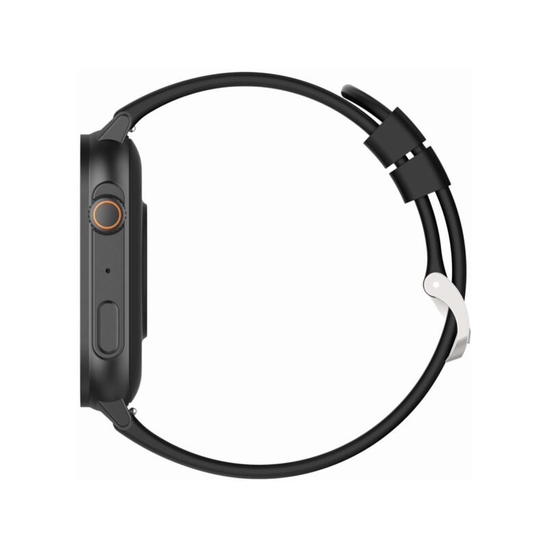 Smartwatch Gravity GT15-5 Czarny Pasek Silikonowy + Tytanowa Bransoleta