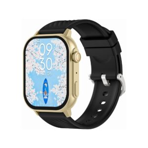 Smartwatch Gravity GT15-6 Czarny Pasek Silikonowy + Złota Bransoleta