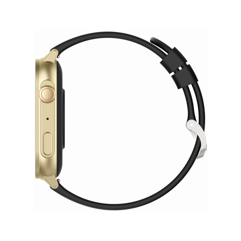 Smartwatch Gravity GT15-6 Czarny Pasek Silikonowy + Złota Bransoleta