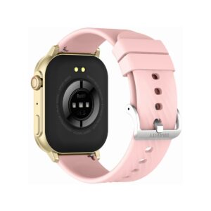 Smartwatch Gravity GT15-7 Różowy Pasek Silikonowy + Złota Bransoleta