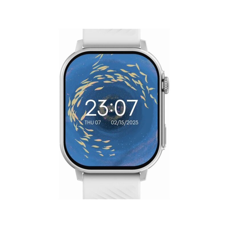 Smartwatch Gravity GT15-8 Szary Pasek Silikonowy + Srebrna Bransoleta