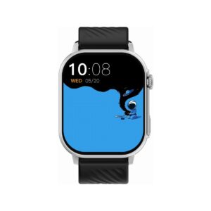 Smartwatch Gravity GT15-9 Czarny Pasek Silikonowy + Srebrna Bransoleta