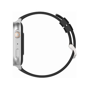 Smartwatch Gravity GT15-9 Czarny Pasek Silikonowy + Srebrna Bransoleta